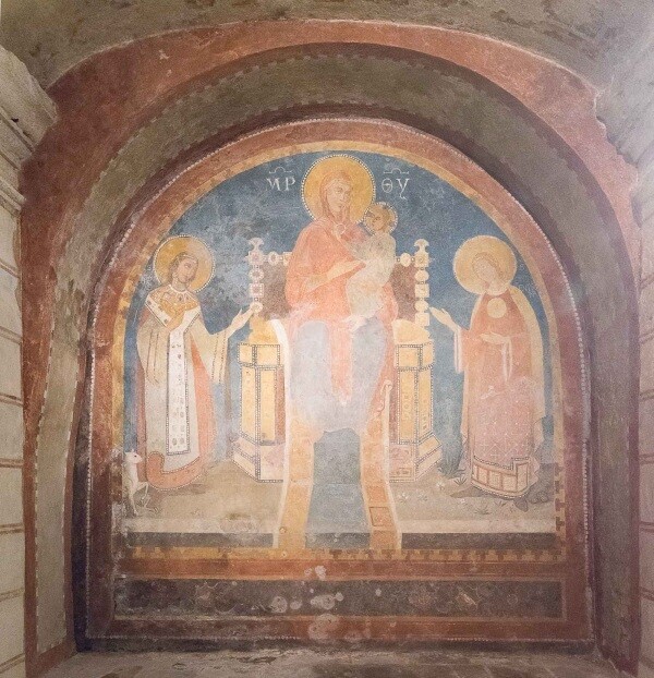 Affreschi nella Cripta di Sant Agnese in Agone