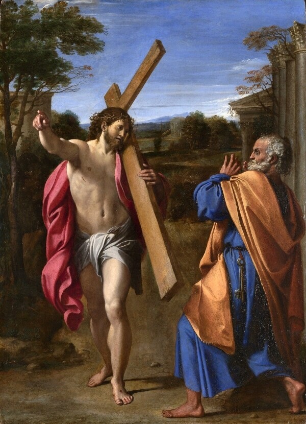 Domine, quo vadis? - Annibale Carracci (1601-1602), Londra, National Gallery